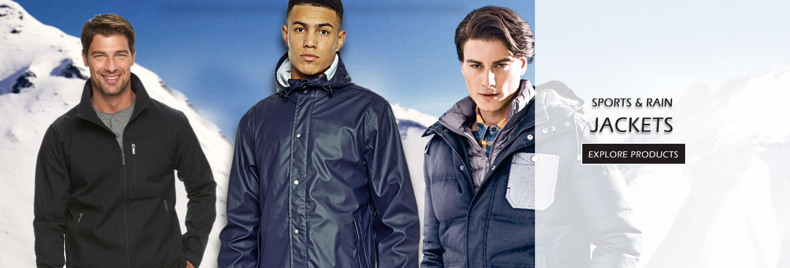 Manufacturers and Exporters of Softshell & Rain Jackets